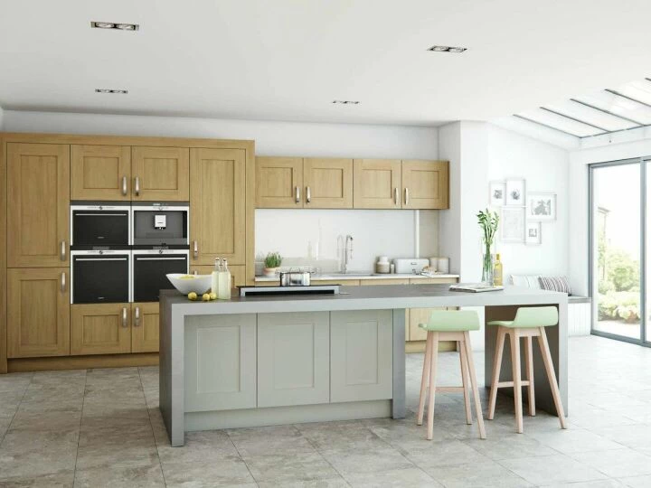 Alku Wood Matt Grey Shaker Ope