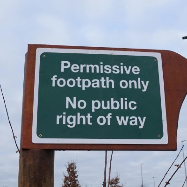 Footpath Sign 01