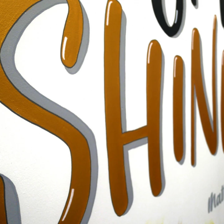 Shine   School Wall Mural