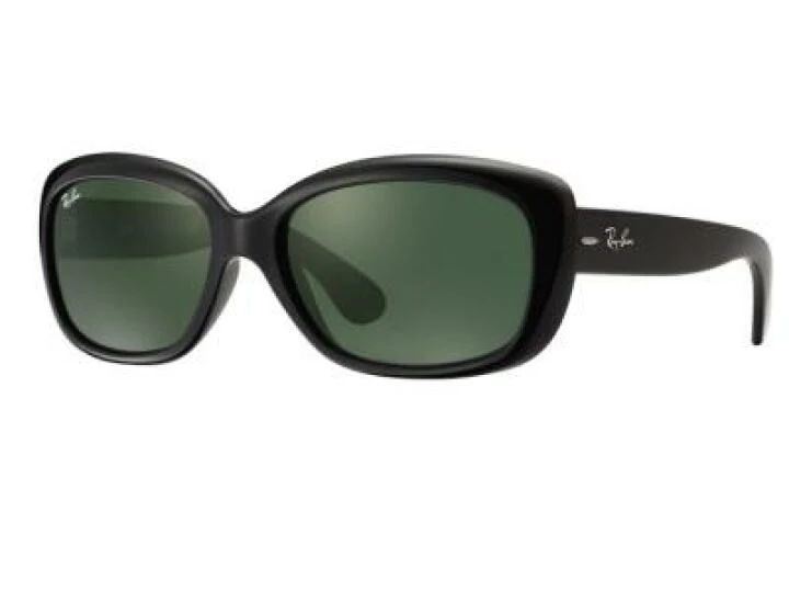 Ray-Ban Jackie Ohh In Black With Crystal Green Lenses RB4101 601