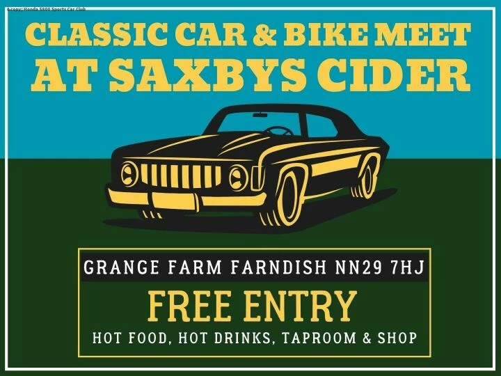 Saxbys Cider Car Show