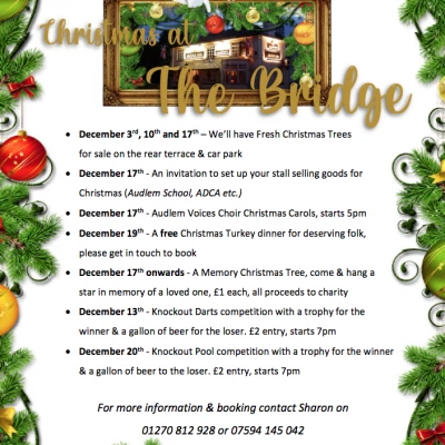 Bridge Inn at Christmas