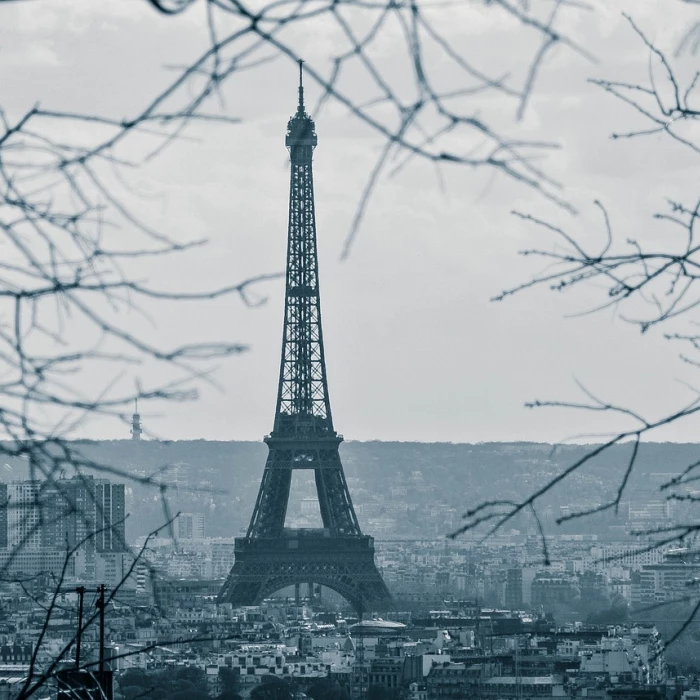 Eiffel tower, landmark, paris