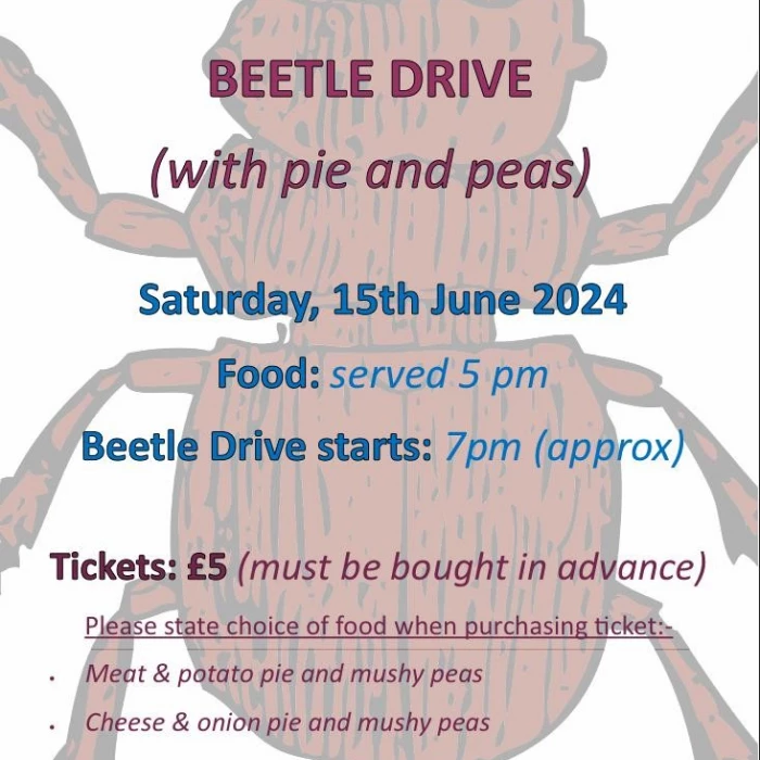 Beetle Drive & Supper June 2024