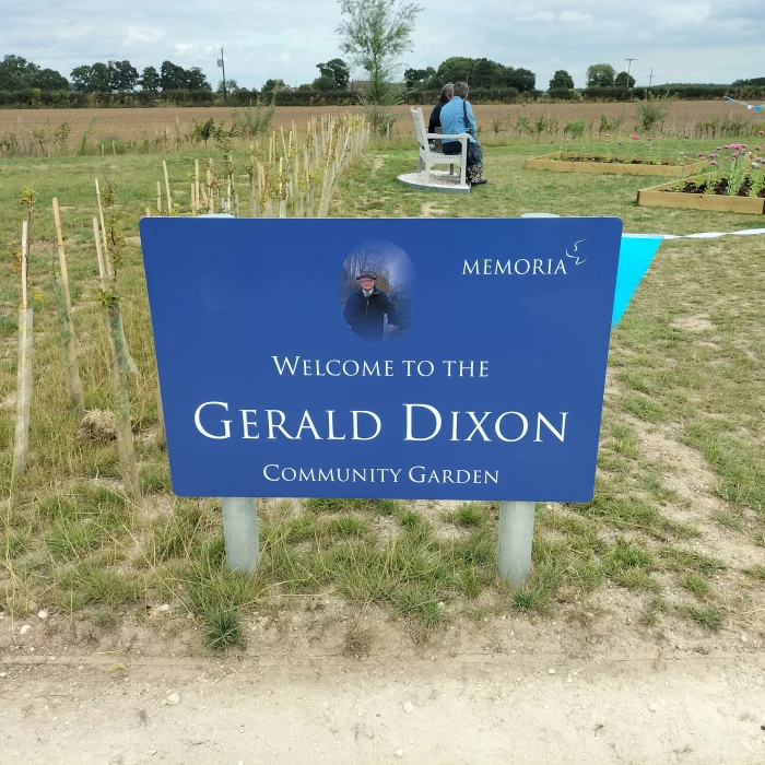 Community Garden Sign