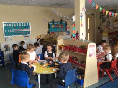 Amethyst Class during a lesson