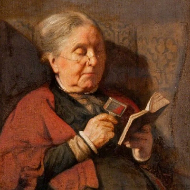 Old Woman reading