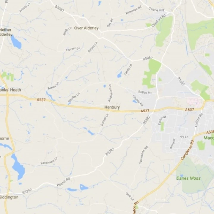 Henbury Map