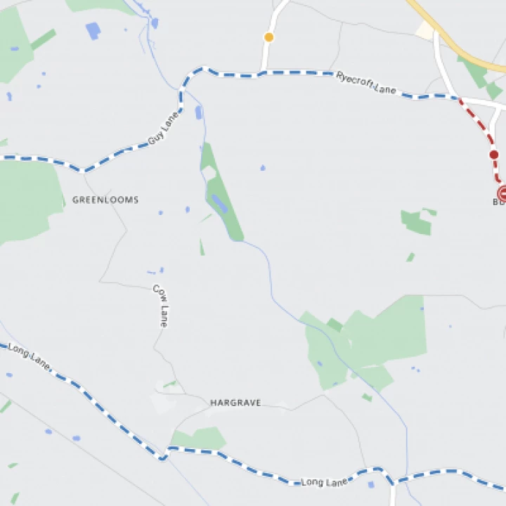 Ryecroft lane closure Diversion route