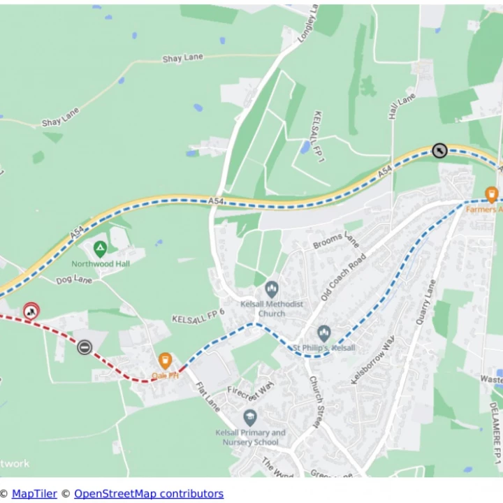 Chester Raod Kelsall Diversion 01/24