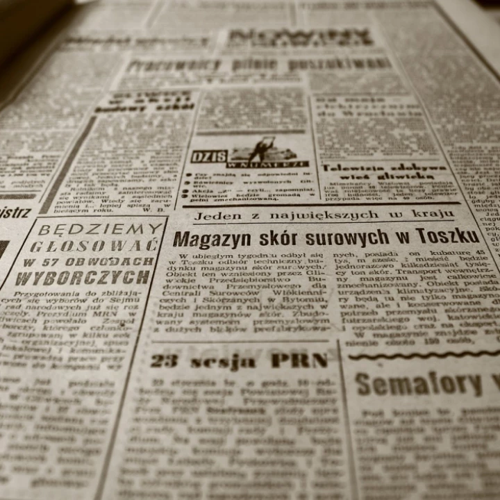 Old newspaper, newspaper, retro