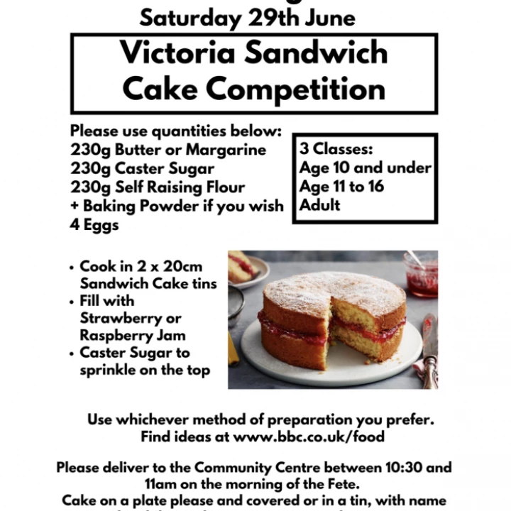 Cake Competition poster