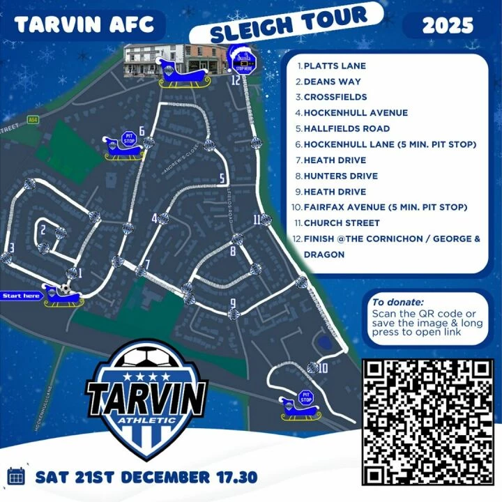 Tarvin Afc – Santa Tour 2024 4x3