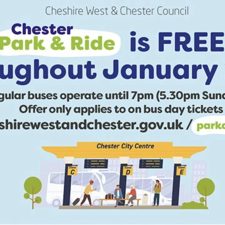 Free park and ride. In jan