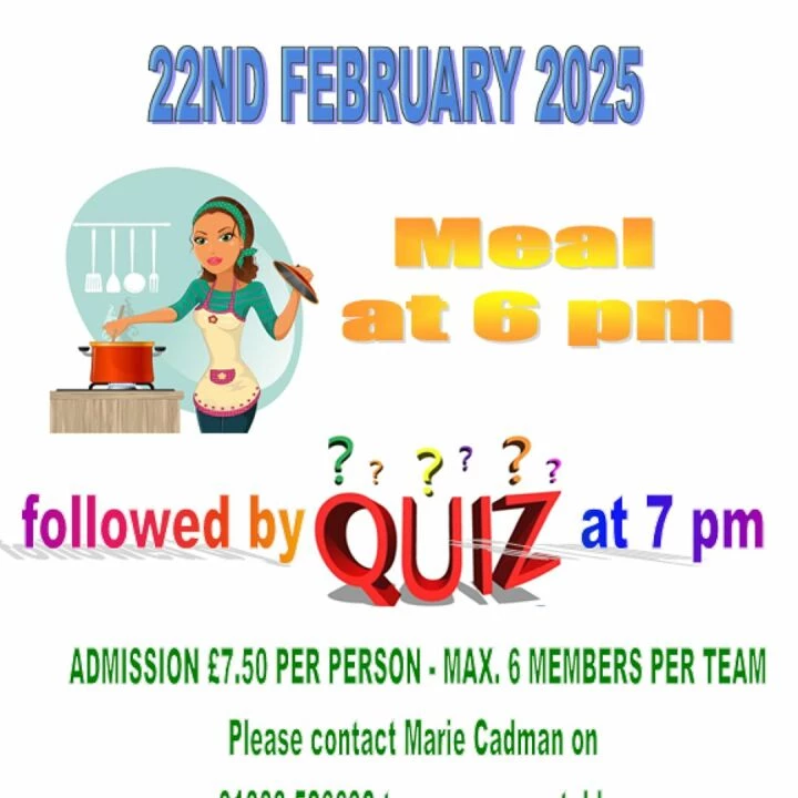 Etherley Meal and Quiz