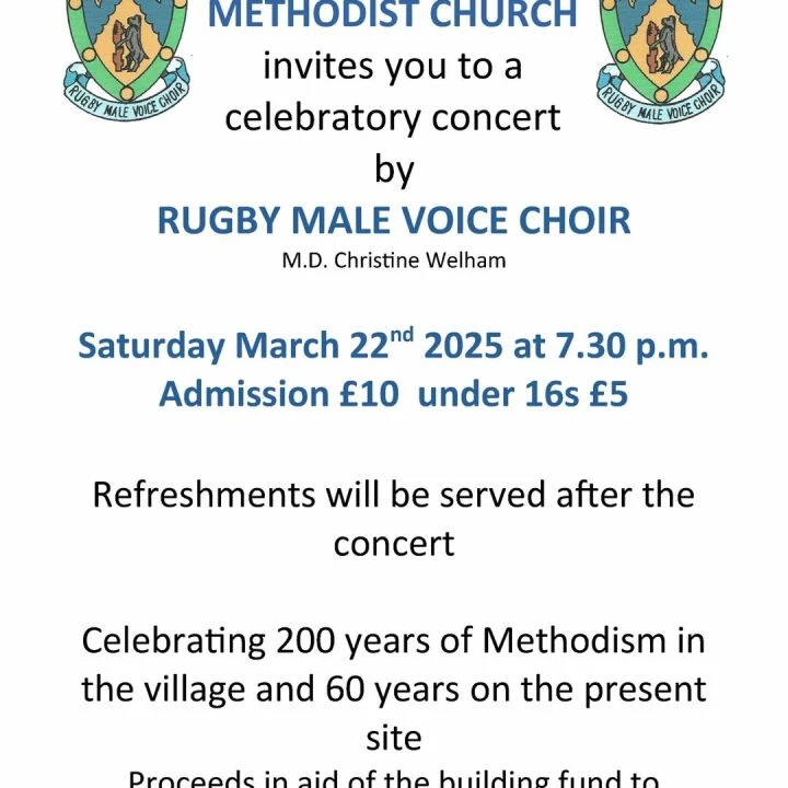 Rugby Male Voice Choir 22nd March 2025