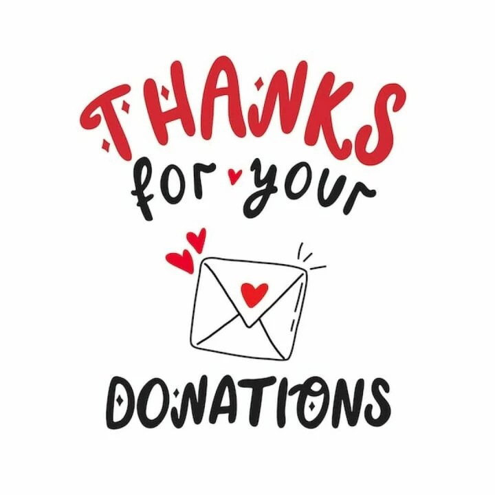 Thanks for Donations