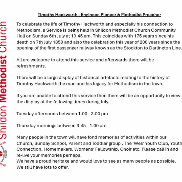 Timothy Hackworth Event At Shildon 10