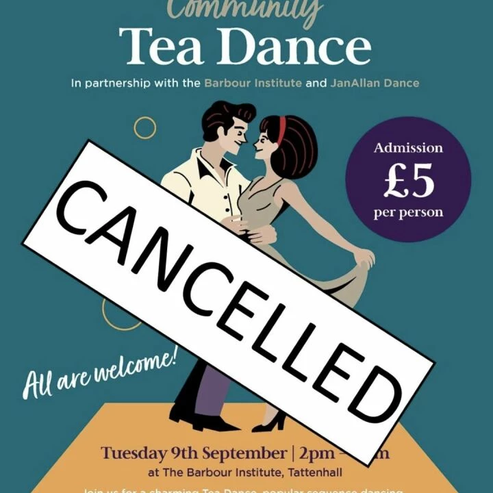 Cancellation tea dance