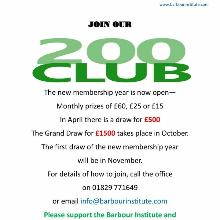 200 Club Join Now 2025 2026