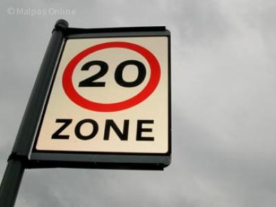 Image: 20 mph zone