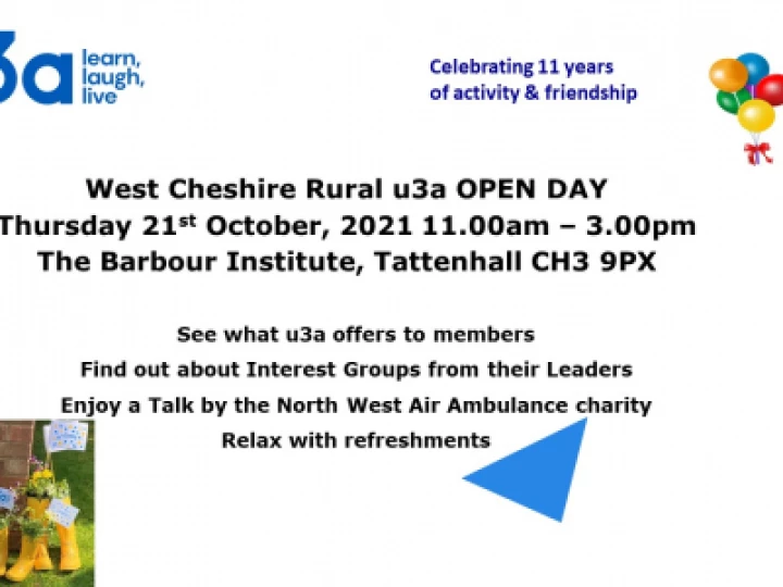 West Cheshire Rural U3A Poster (2)
