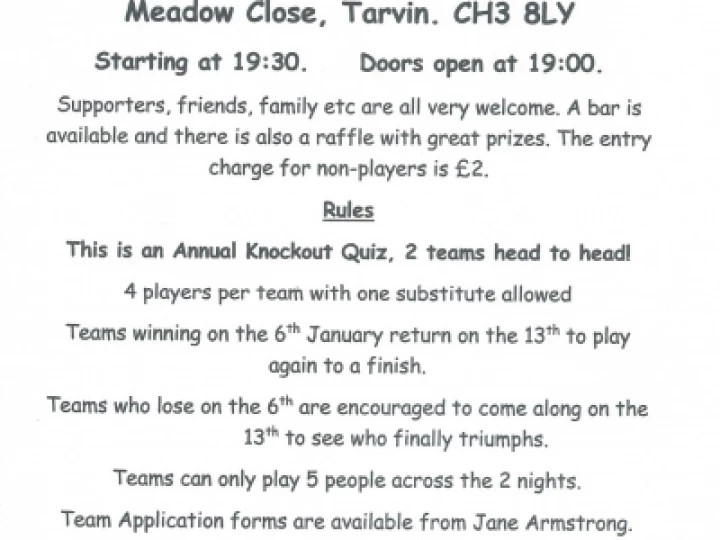 Tarvin Village Quiz 2023 PhotoScan