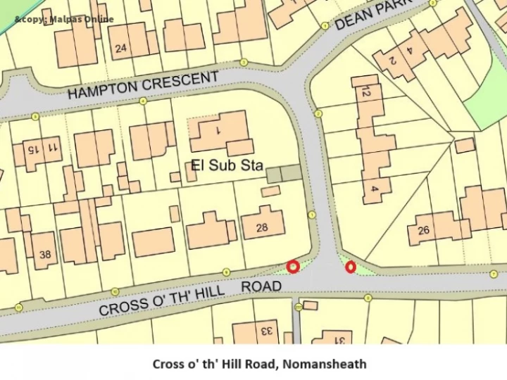 Cross o' th' Hill Road, Nomansheath