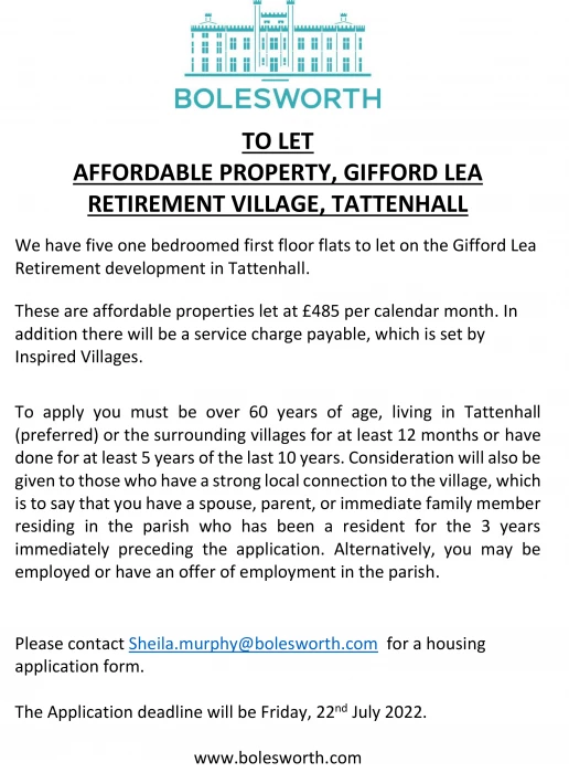 bolesworth lettings