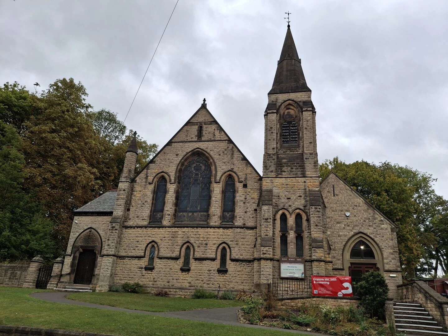 bolsover methodist church front elevation