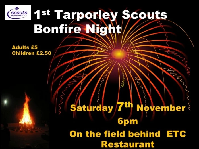 bonfire at tarporley 2015