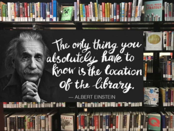 bookandeinsteinquote