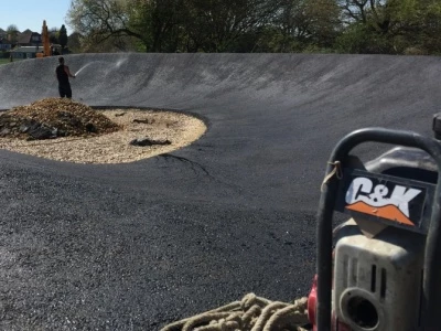 bournemouth bmx track finishing