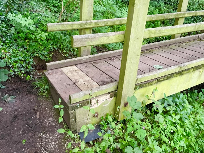 bridge new repairs eardswick woods may 2022