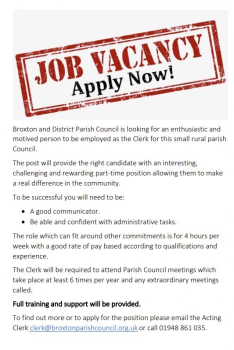 broxton pc vacancy
