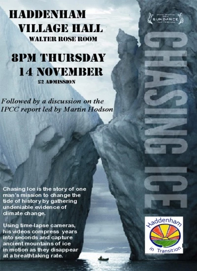 chasing ice poster