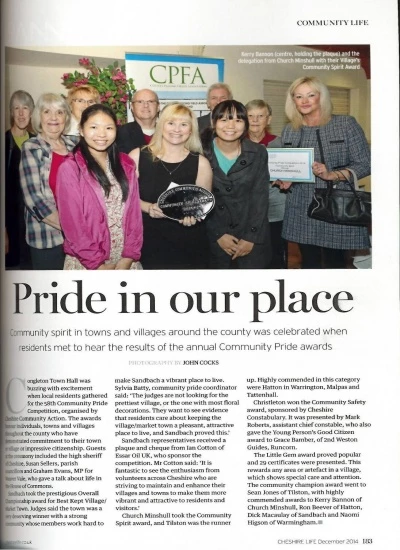 cheshire life  community pride