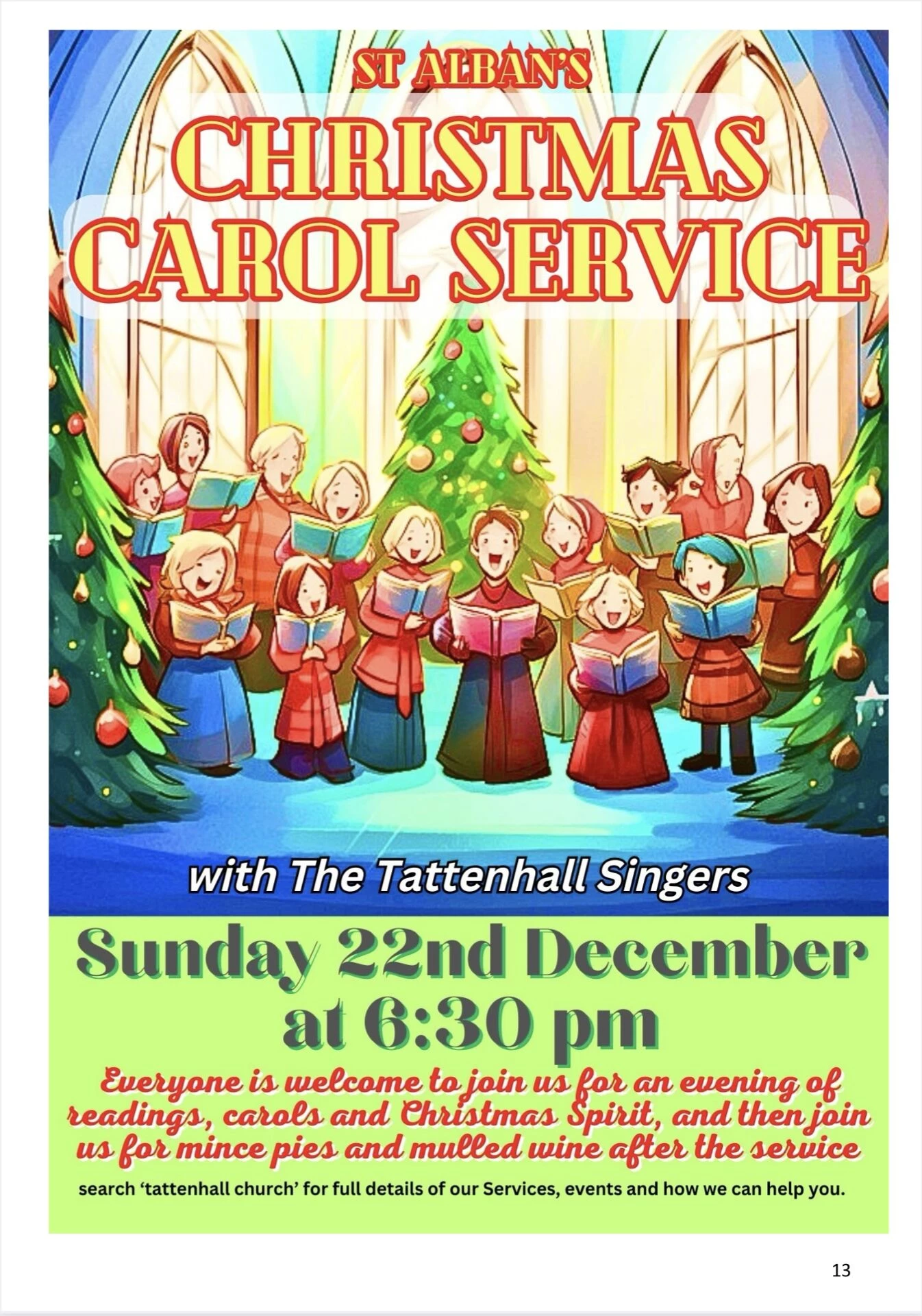 christmas carol service