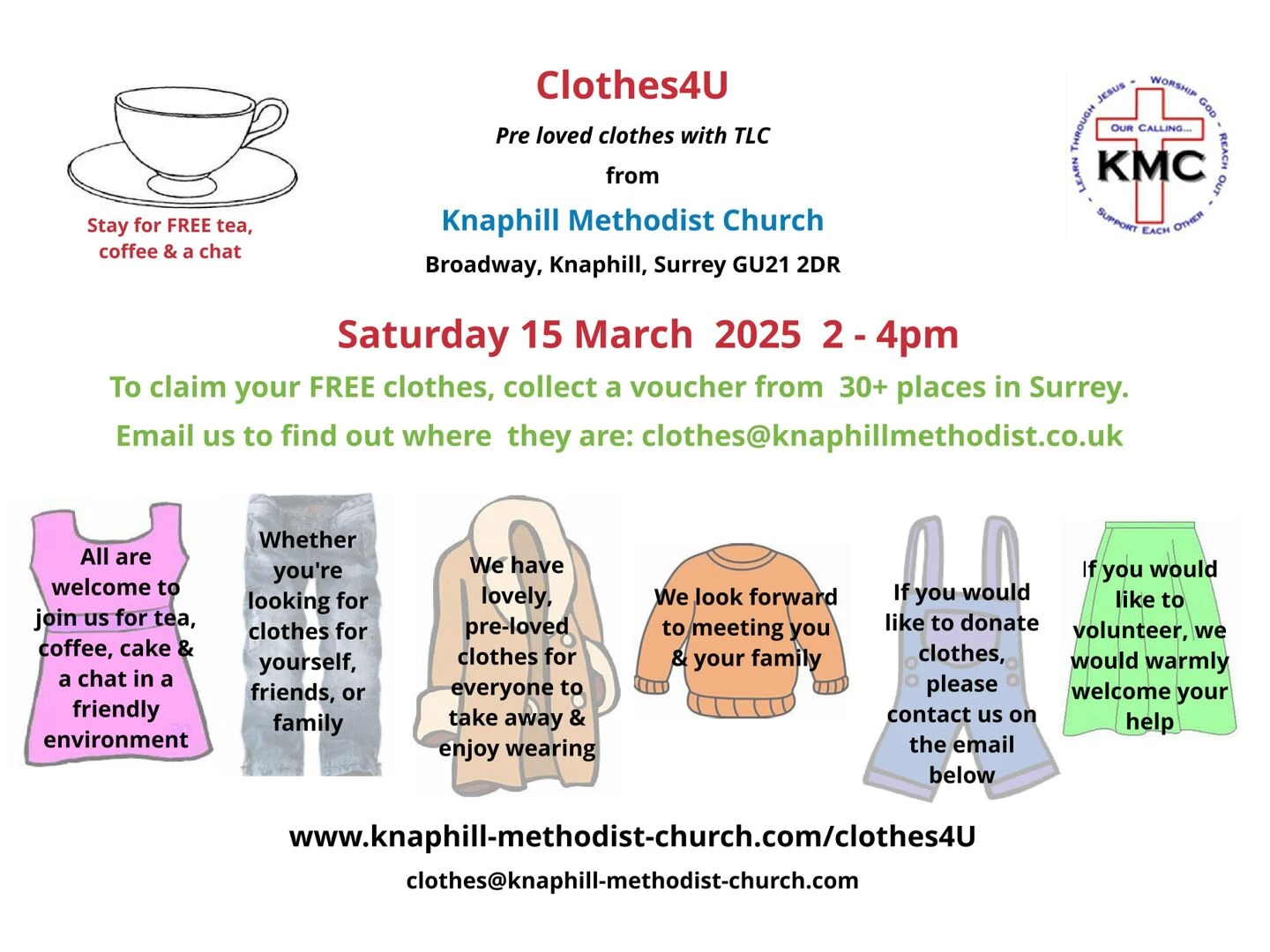 clothes bank march 2025
