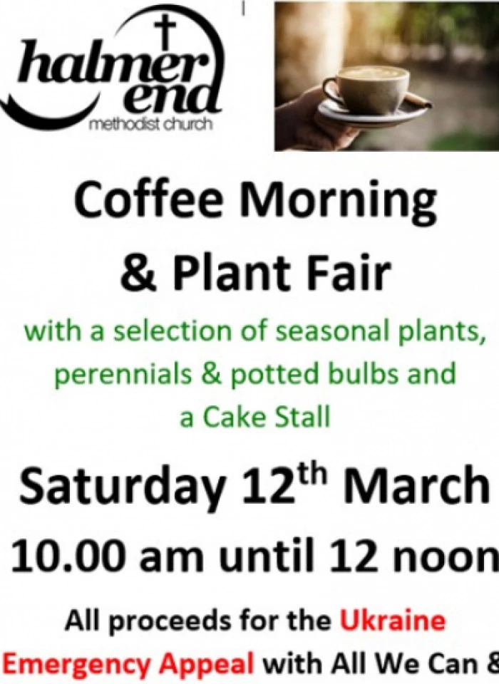 coffee morning  plant fair 12th march 2022f220228
