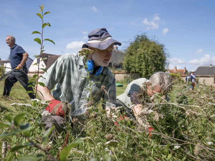 community orchard work party