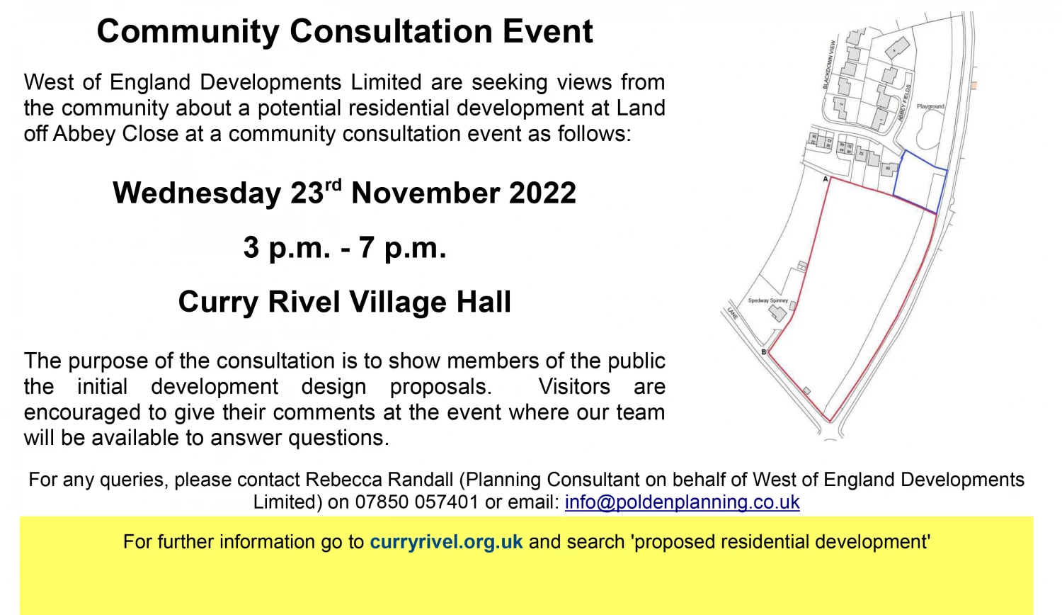 consultation event landscape