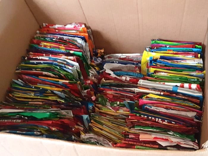 crisp packet drop off