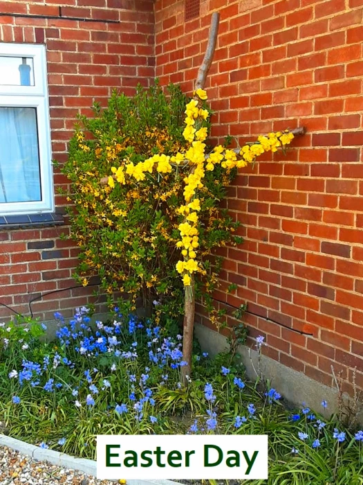 debbie  easter cross  labelled