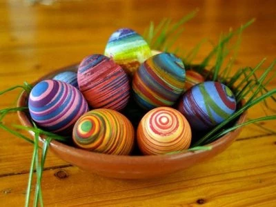 decorated easter eggs