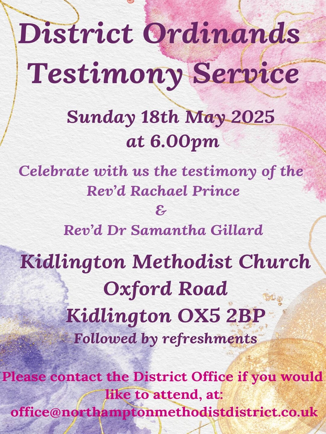 dot service invitation 2025