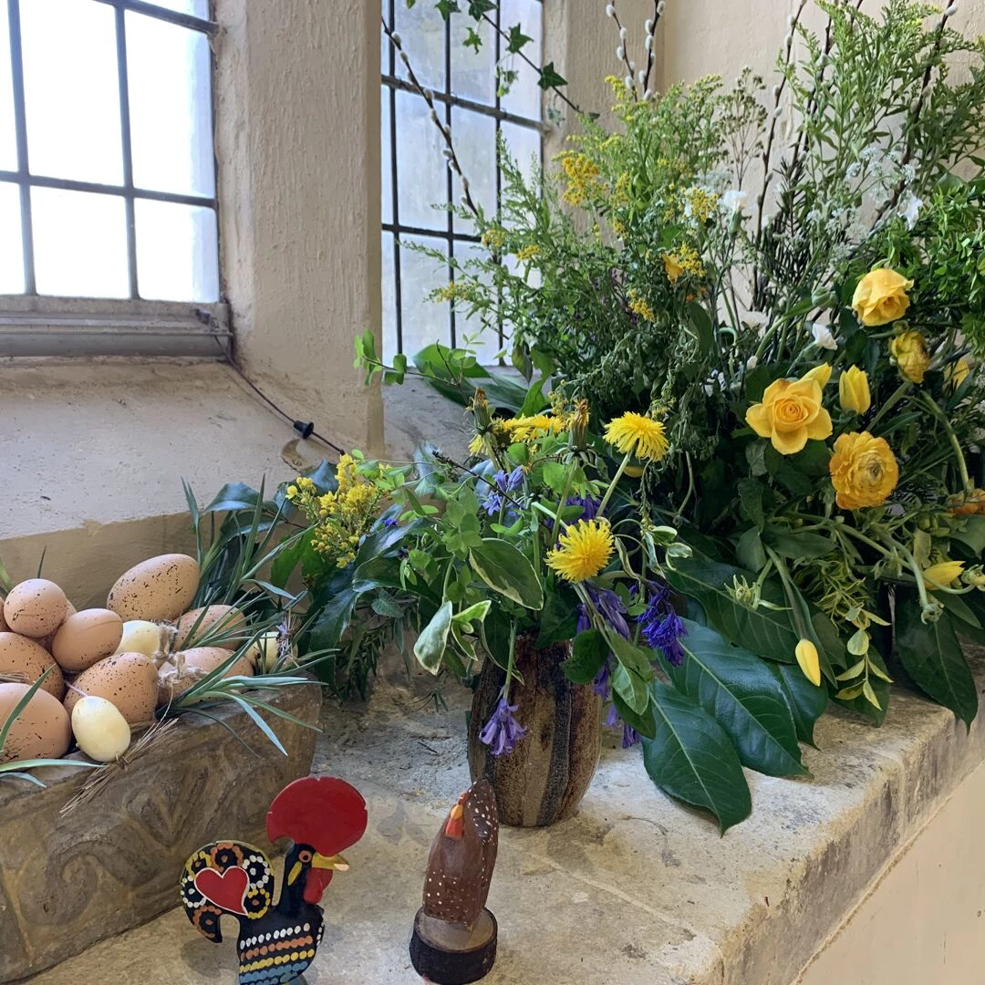 easter flowers at st mary39s