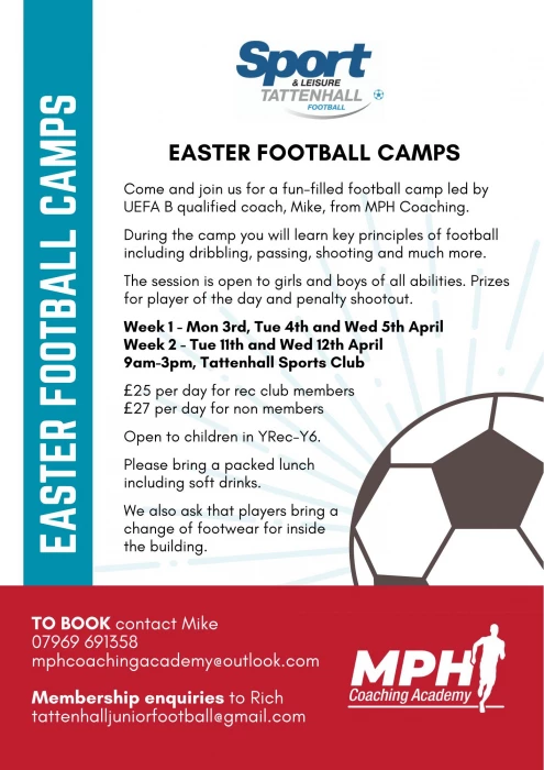easter football camp 23