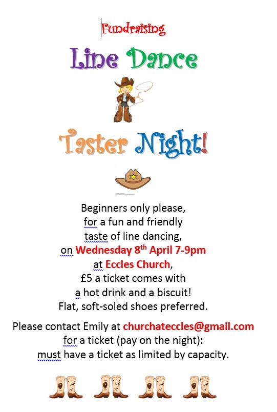 eccles line dancing poster