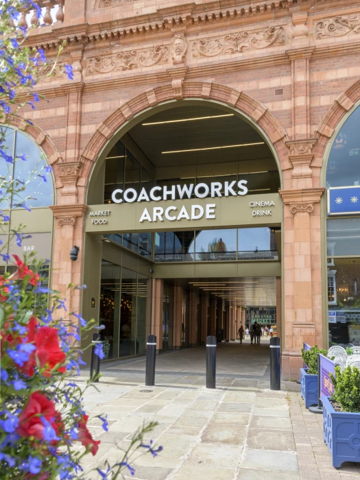 entrance to new chester market